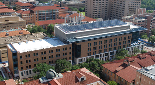 Norman Hackerman Building from UT Tower